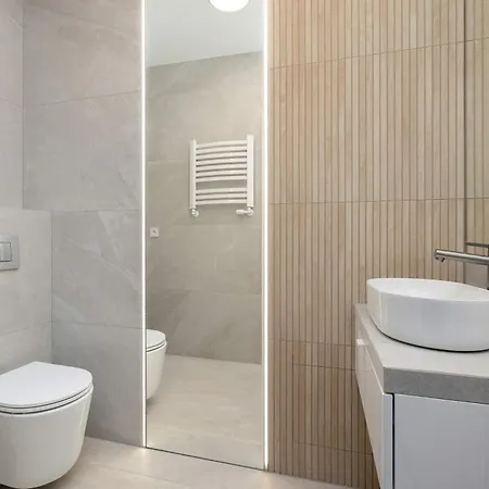 Dwupoziomowy W Wisle Z Widokiem Na Gory Biurkiem I Klimatyzacja By Renters Apartamento
